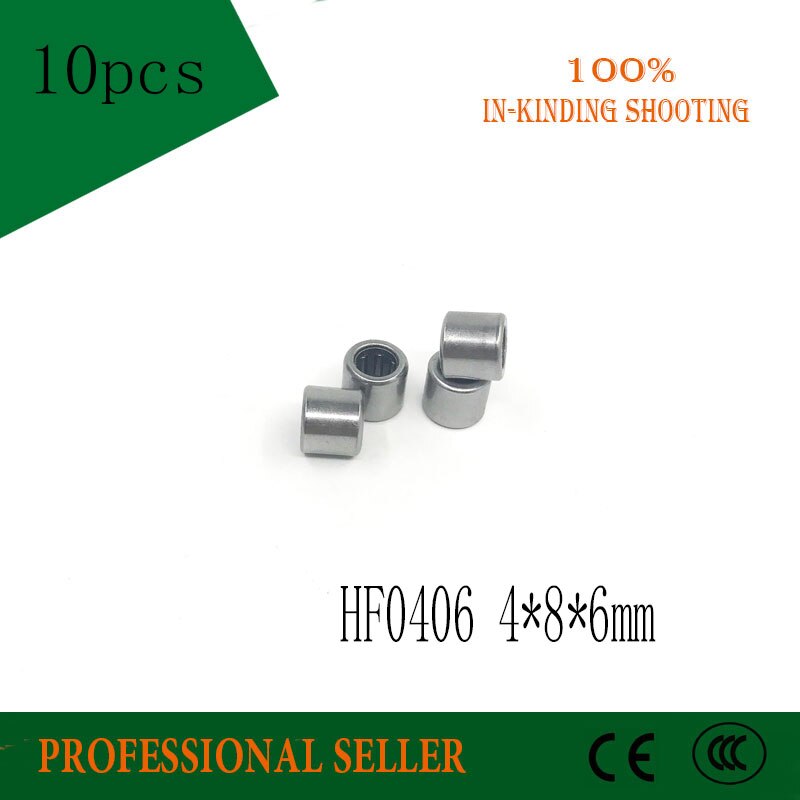 10pcs HF0406 4 * 8 * 6mm  Ŭġ  ѷ ϵ  4 x 8 x 6 mm  /10pcs HF0406 4*8*6mm One Way Clutch Miniature Roller Needle Bearings 4 x 8 x 6 mm b